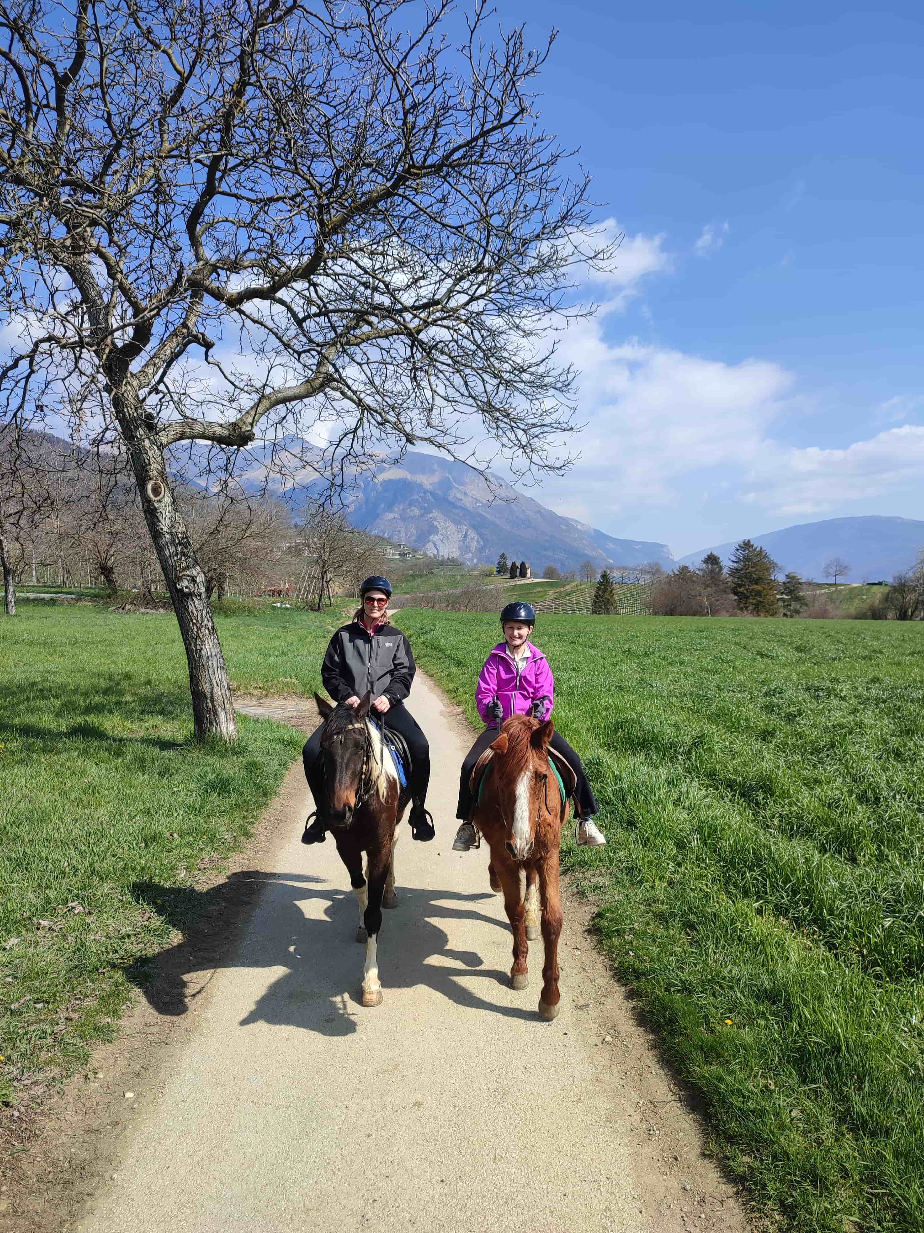 a cavallo in trentino