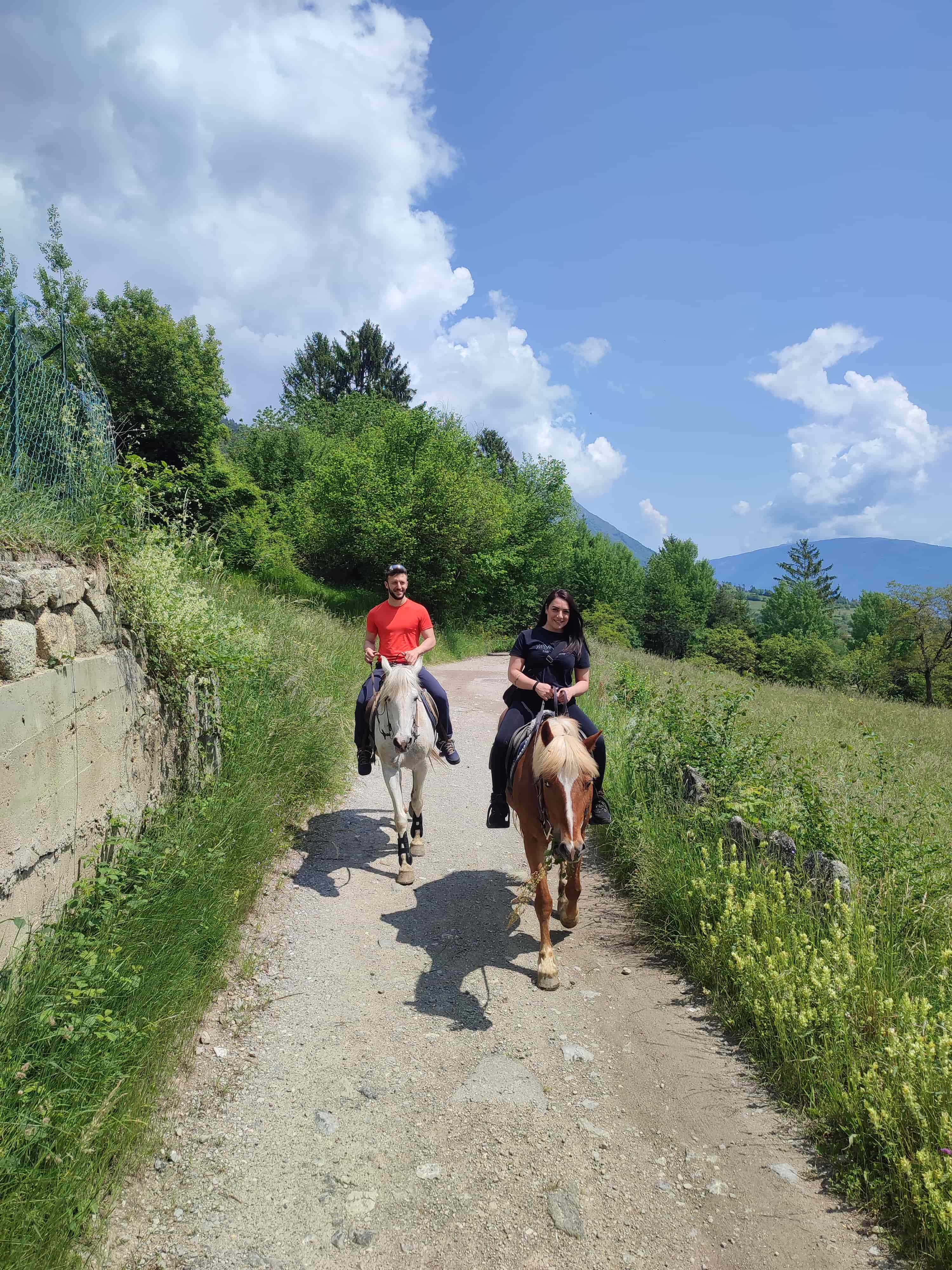 a cavallo trentino