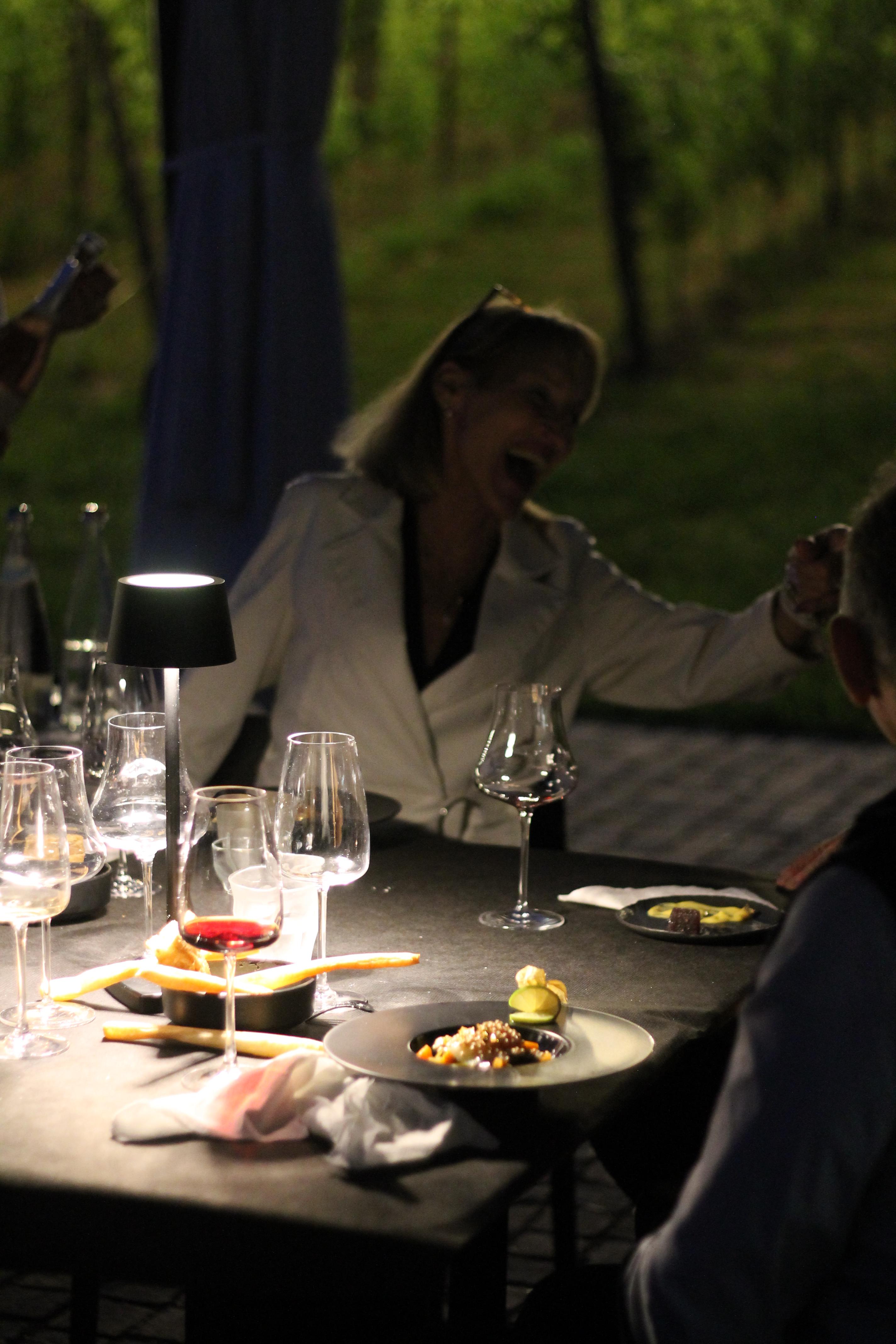 cena in vigna cascina san giovanni